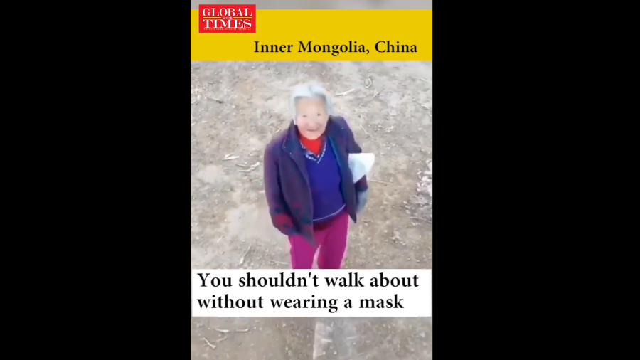 Coronavírus: vídeo mostra drone falando com chineses que não usam máscara